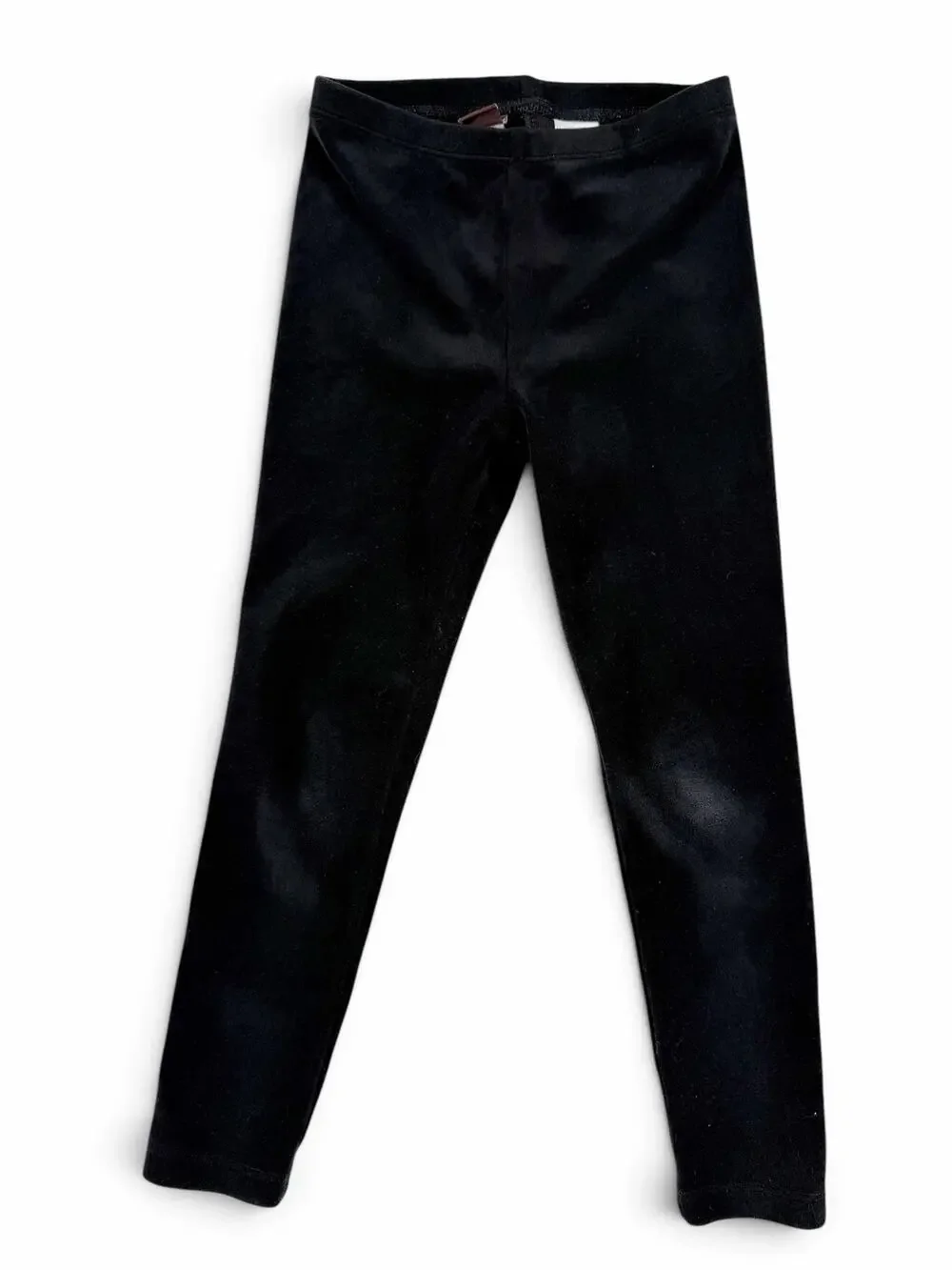 Tea Collection Black Velour Velvet Leggings Pants Size 6